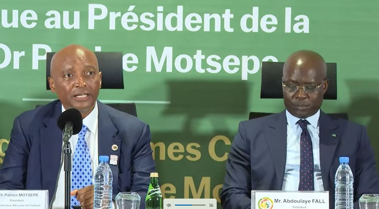Au Sénégal, Patrice Motsepe envoie un message clair pour le football africain
