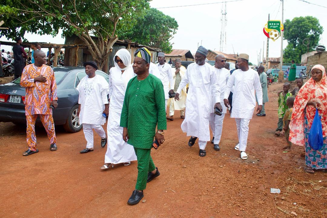Mathurin de Chacus et la FBF aux côtés de Nouhoum Bida à Djougou
