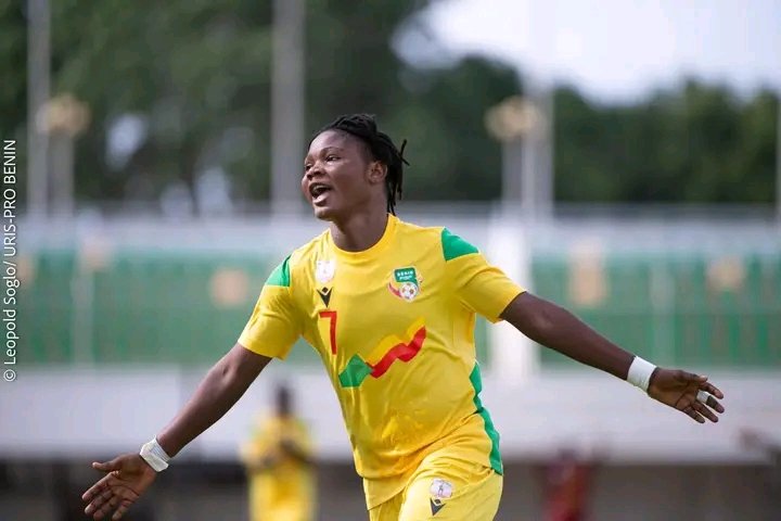 Romaine Gandonou, l’arme fatale des Amazones U20 et meilleure buteuse des éliminatoires