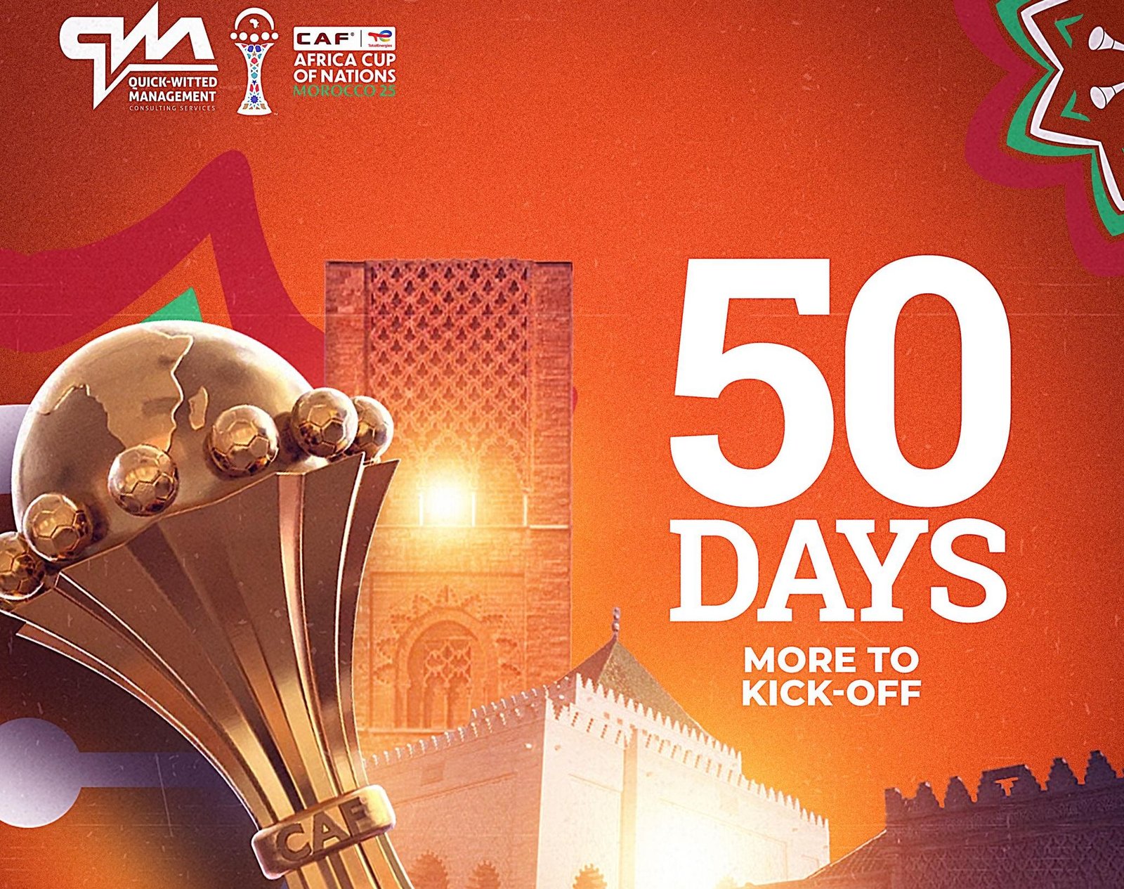 CAN 2025 : J-50 avant le coup d’envoi au Maroc !