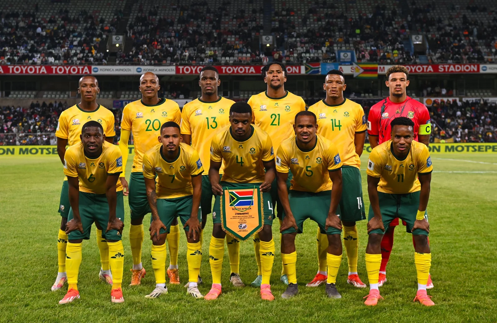 Éliminatoires Coupe du Monde 2026 : L’Afrique du Sud lourdement sanctionnée par la FIFA