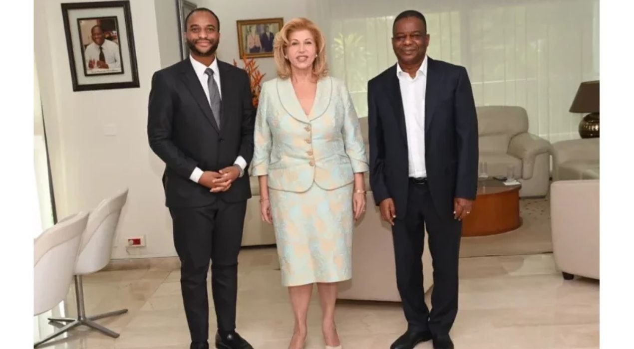 En Côte d’Ivoire, Mathurin de Chacus rencontre la Première Dame