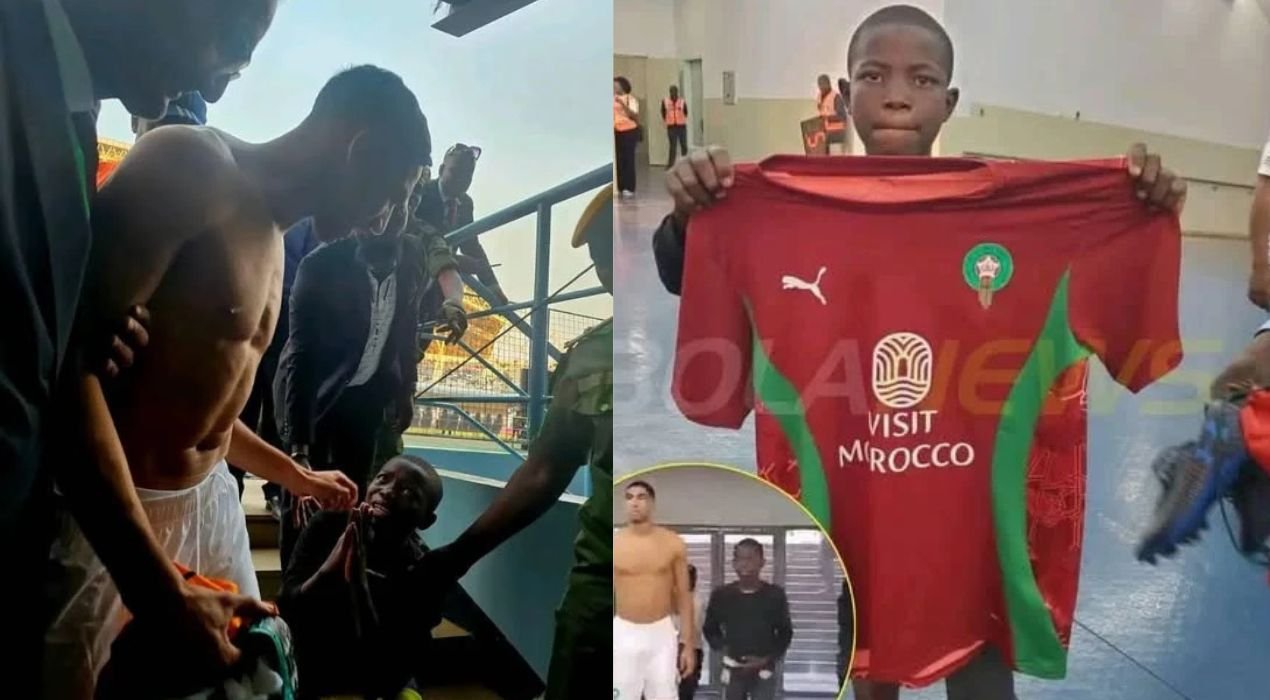 Achraf Hakimi offre un moment inoubliable à un jeune fan zambien après Maroc-Zambie