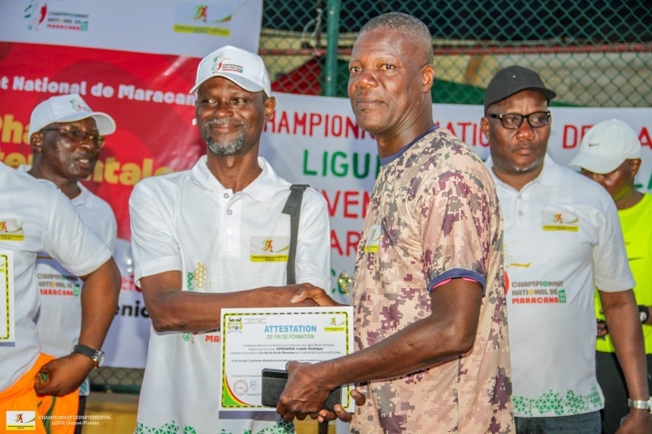Maracana au Bénin : De nouveaux arbitres certifiés dans la Ligue Ouémé-Plateau