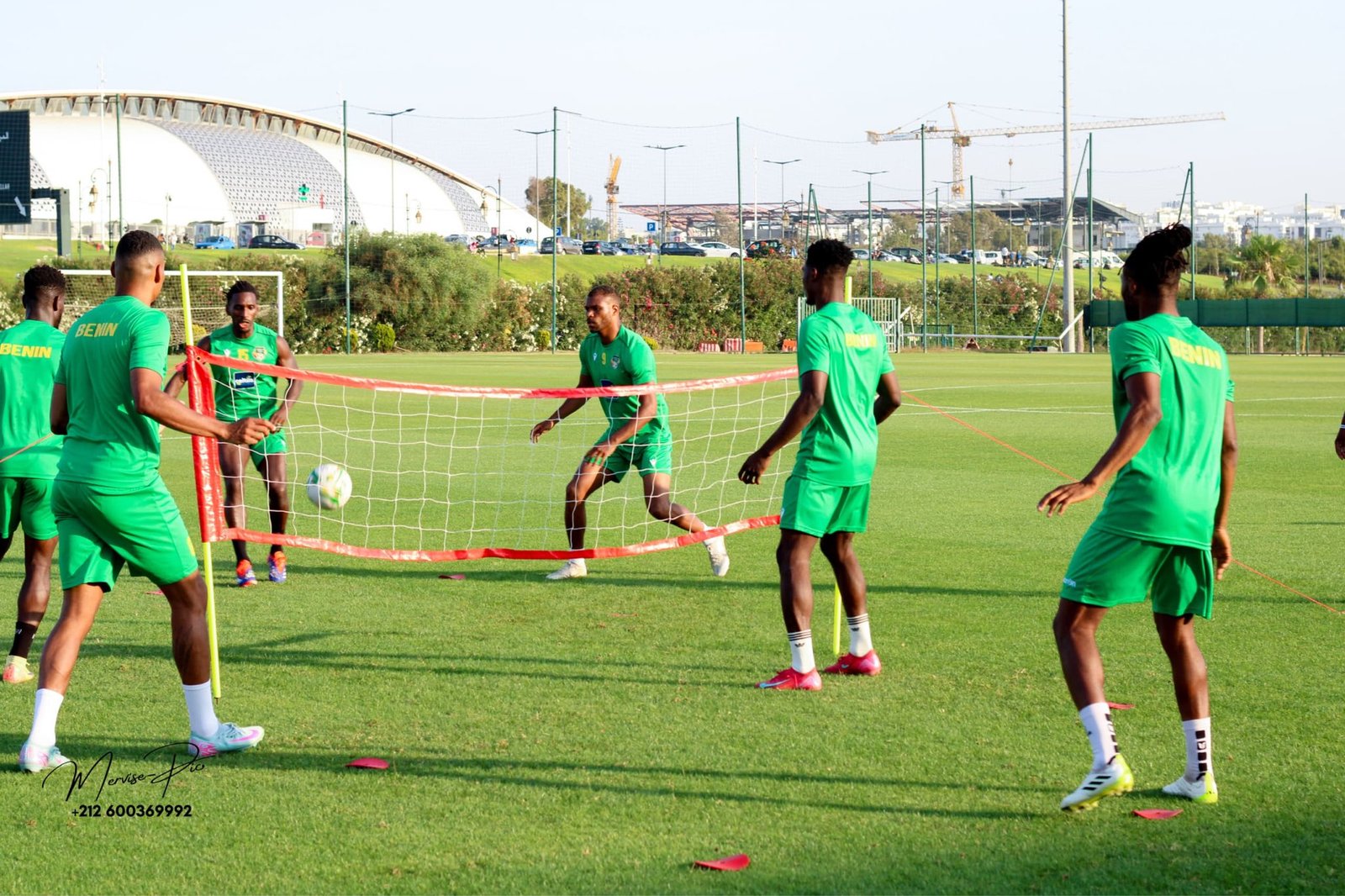 Les Guépards du Bénin en action au Maroc, première séance entraînement
