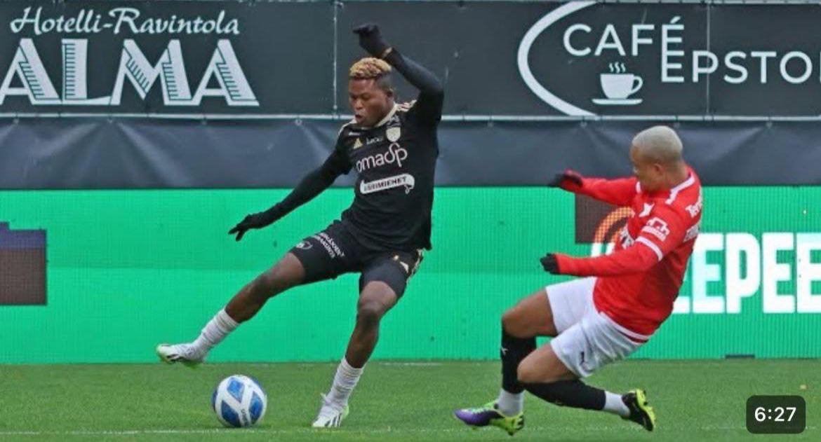 Coupe de Finlande 2025 : Encore décisif, Olatoundji Tessilimi retrouve ses marques au le SJK Akatemia