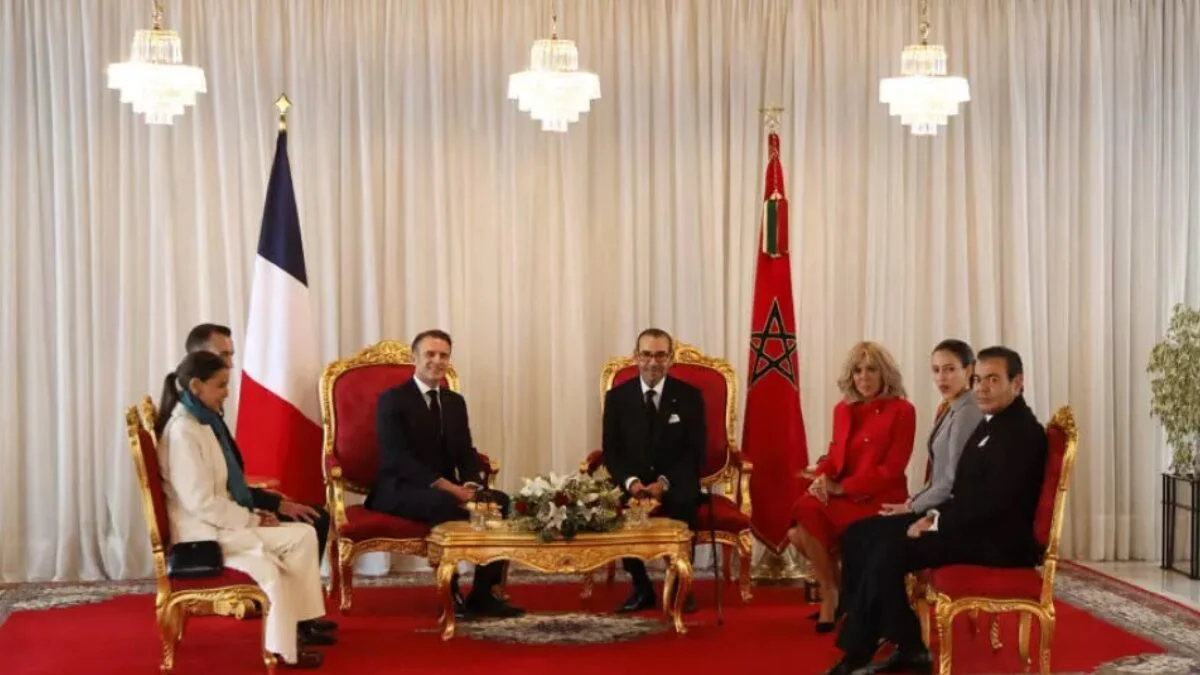 Au Maroc, Emmanuel Macron adresse de meilleurs vœux pour la Coupe du monde 2030