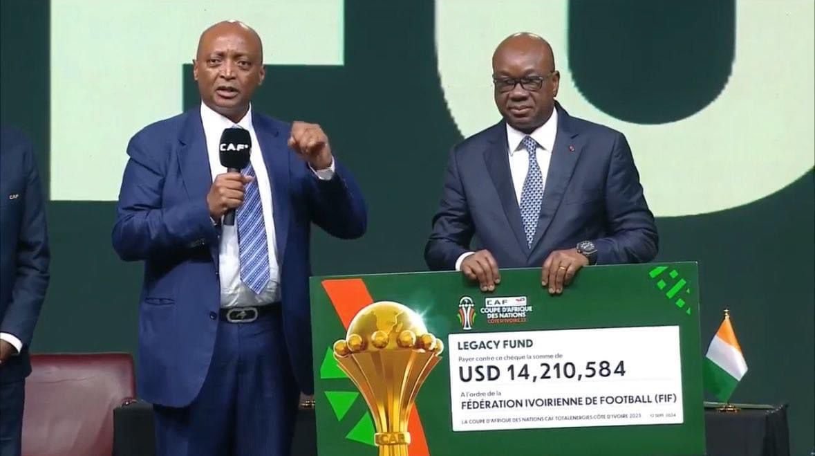 La CAF alloue plus de 8 milliards de francs CFA à la Fédération Ivoirienne de Football