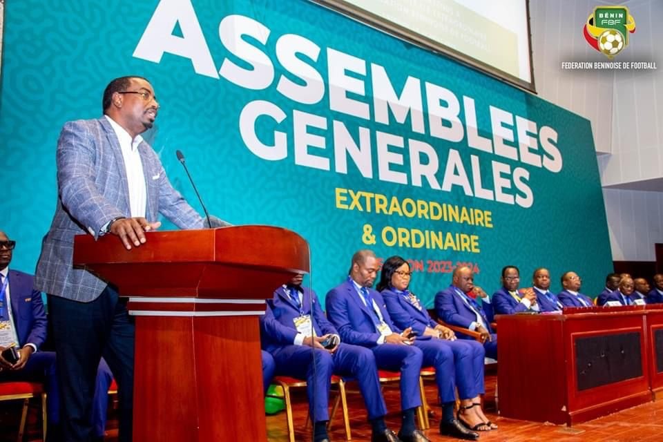 Souleiman Waberi à l’Assemblée Générale Extraordinaire de la FBF au Bénin