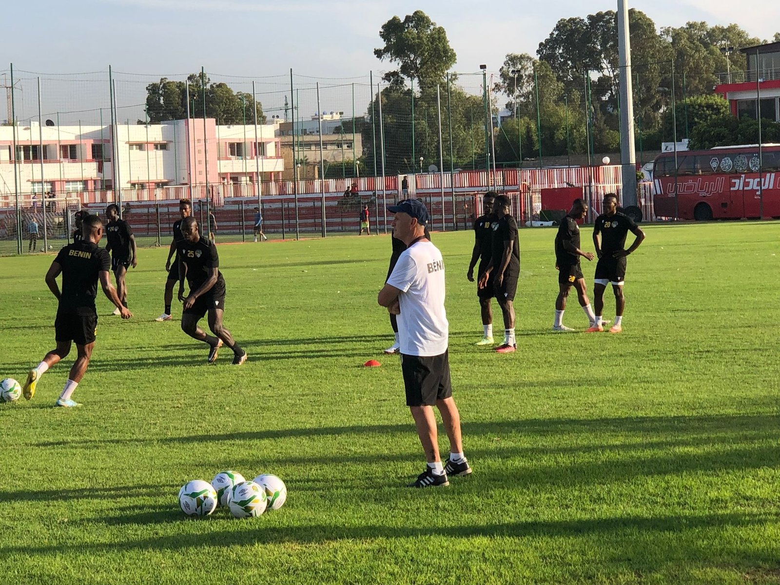 Séance de veille de match : Les Guépards du Bénin de plain-pied dans le match