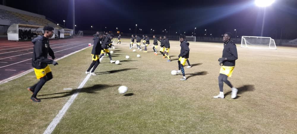 CAN U20 Égypte 2023 : Légère séance d’entraînement pour les U20 du Bénin après installation