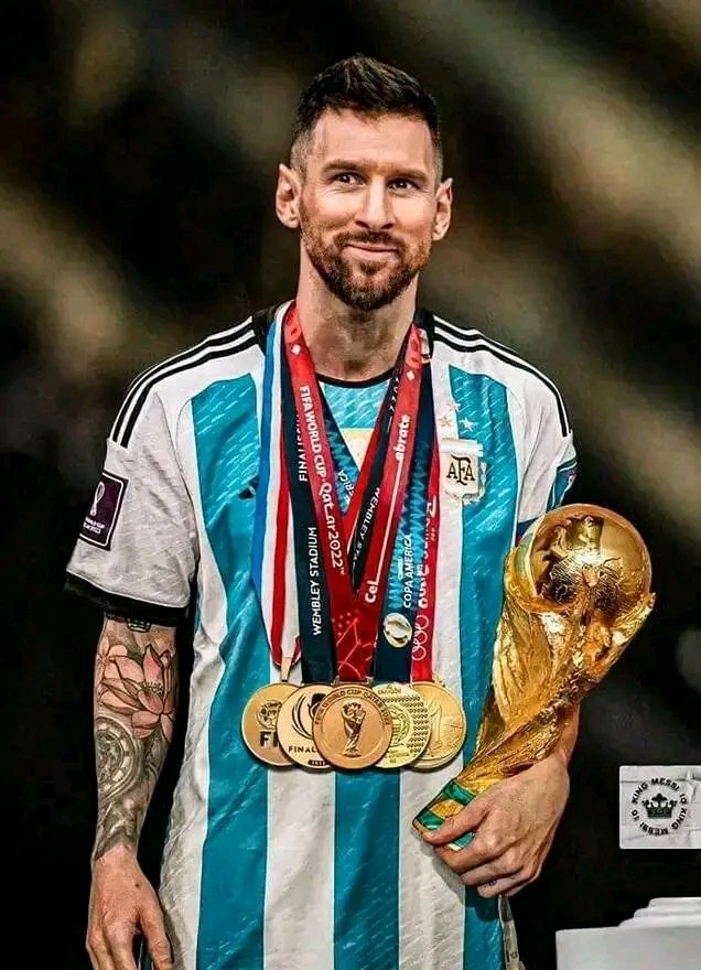 Record : Avec l’Argentine, Lionel Messi a reçu un chiffre historique de médailles