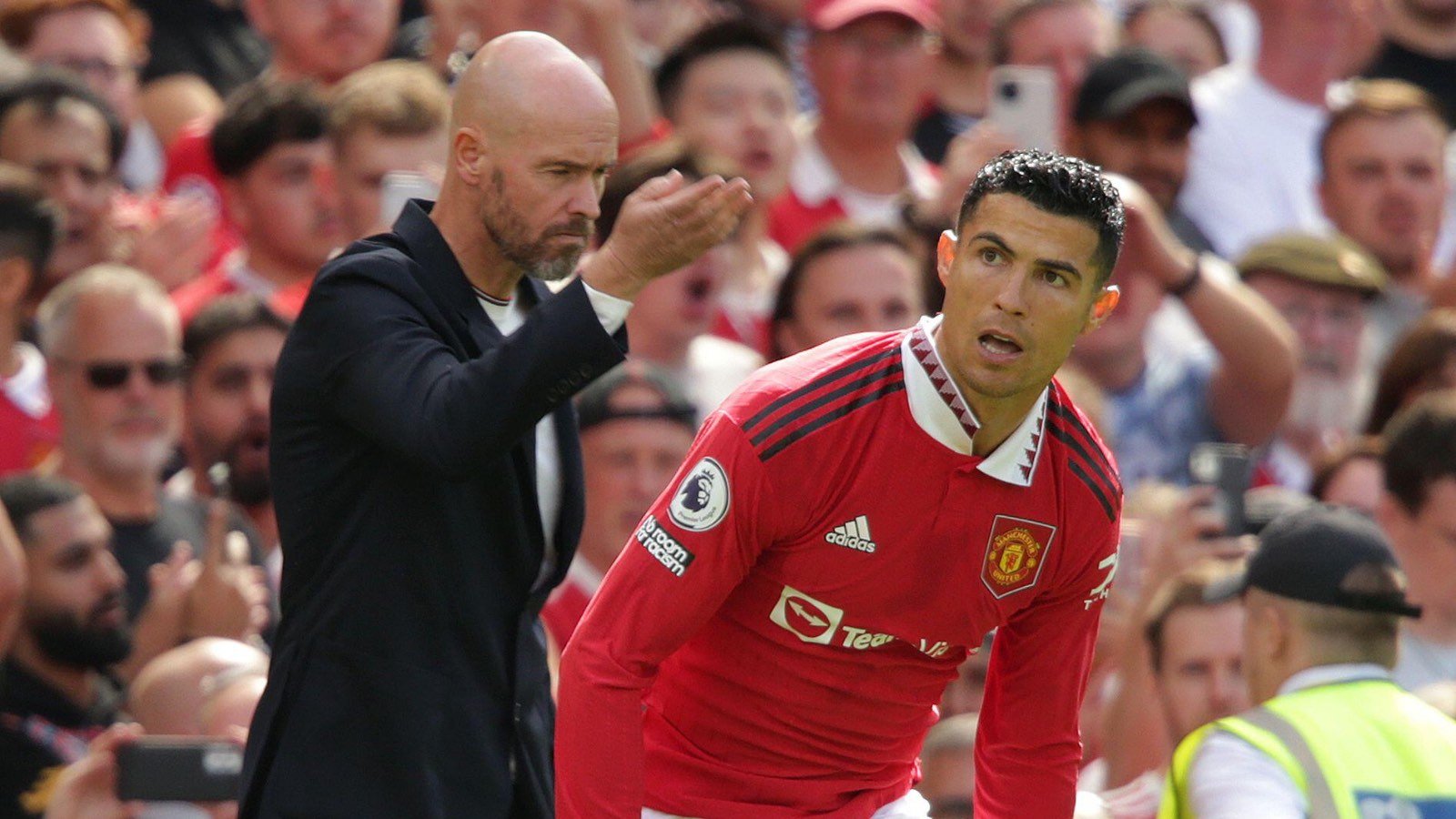 Manchester United : Le coach Eric Ten Hag, « Cristiano Ronaldo a refusé de jouer… »