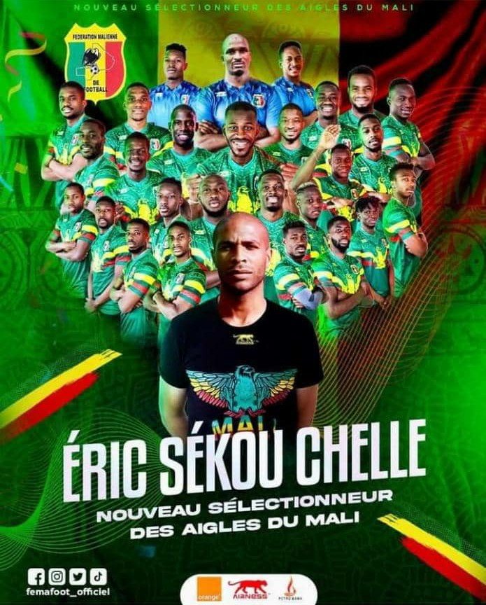 Officiel : L’ancien joueur malien, Éric Sékou Chelle, nouveau sélectionneur du Mali