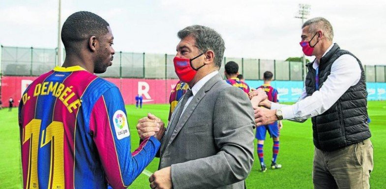 Barça : Joan Lporta « Ousmane Dembélé a déjà un contrat avec un autre club… »