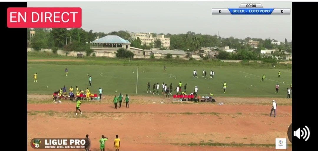 Bénin Ligue Pro, J8 : Soleil Fc vs Loto Fc en direct
