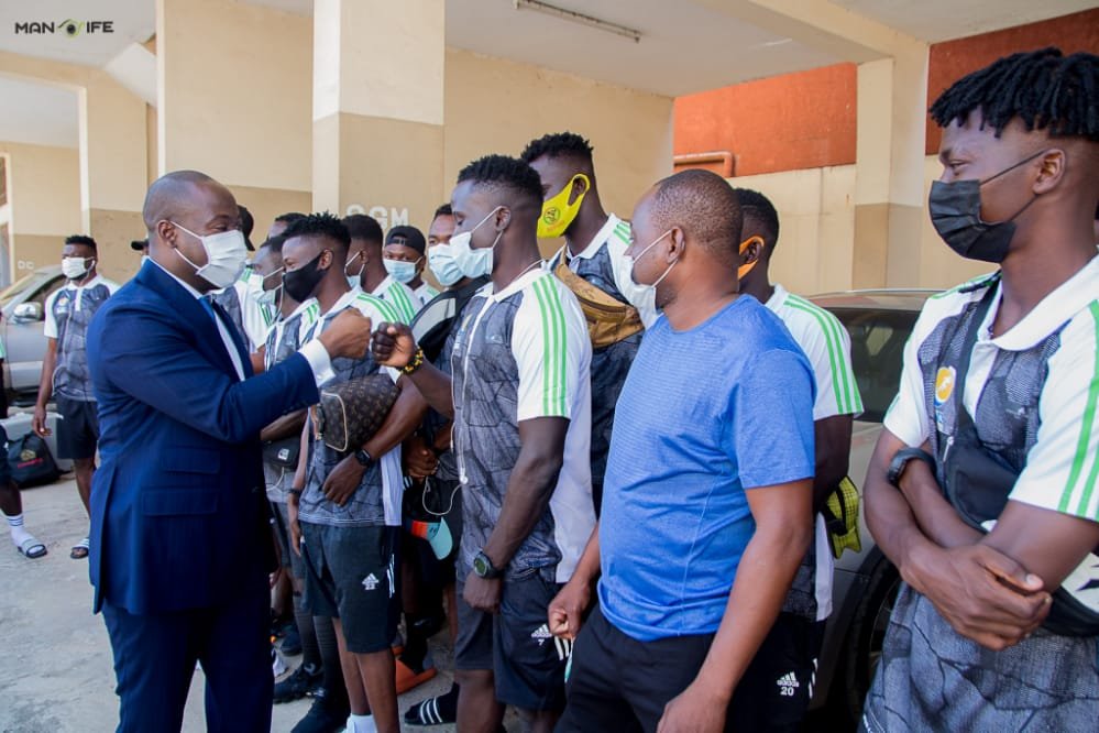 Préliminaires Coupe Caf 2021-2022 : Oswald Homeky encourage les Buffles du Borgou